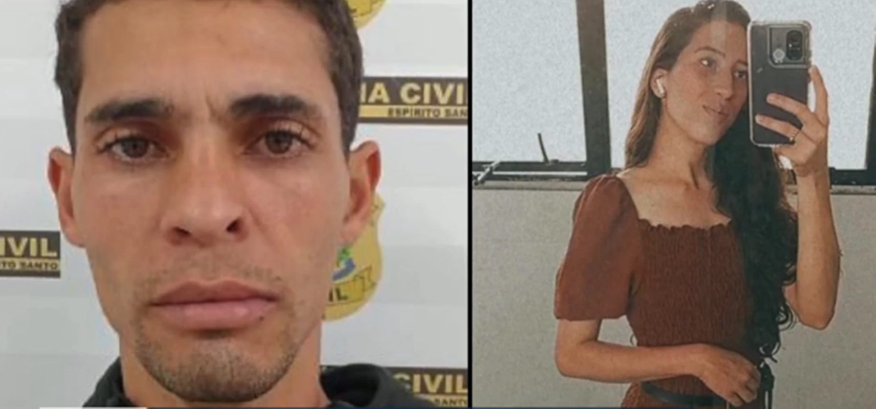 Preso por matar a ex-companheira com dez facadas no pescoço, Diones Henrique de Souza Marinho, de 32 anos, não demonstrou qualquer arrependimento após o crime,