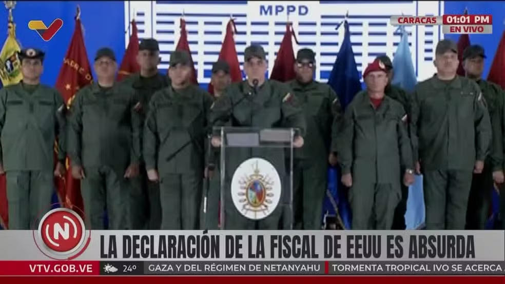 EUA elevam para US$ 50 milhões a recompensa pela prisão de Nicolás Maduro, acusado de comandar esquema internacional de narcotráfico ligado ao Tren de Aragua e ao cartel de Sinaloa.