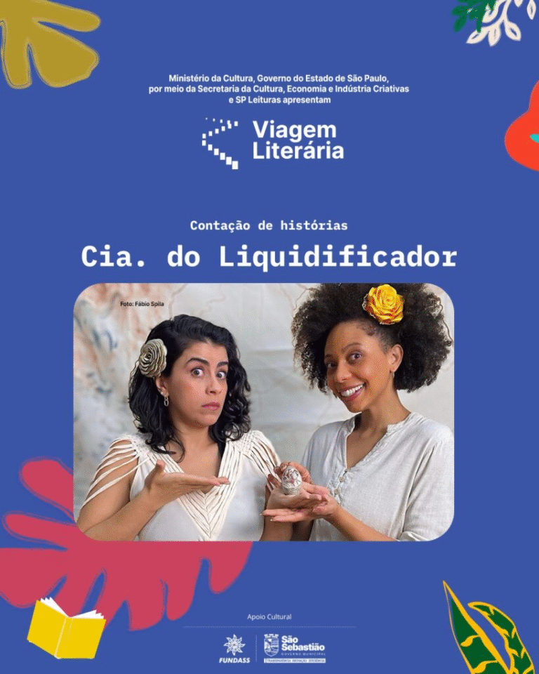 São Sebastião sedia nova edição do programa Viagem Literária com foco na literatura afro-brasileira