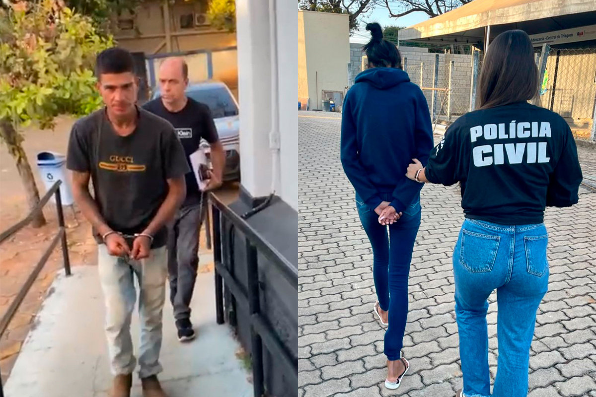Um casal virou alvo de investigação da Polícia Civil do Estado de Goiás (PCGO) após ser descoberto como autor de uma série de crimes de extorsão cometidos no es