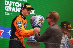 F1 – Piastri comemora vitória na Holanda, mas se mantém 'pé no chão': "Continuar fazendo uma corrida de cada vez"