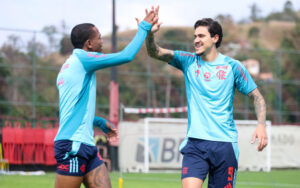 O elenco do Flamengo se reapresenta na manhã desta quarta-feira (27) no Ninho do Urubu, após a goleada histórica por 8 a 0 contra o Vit&oac