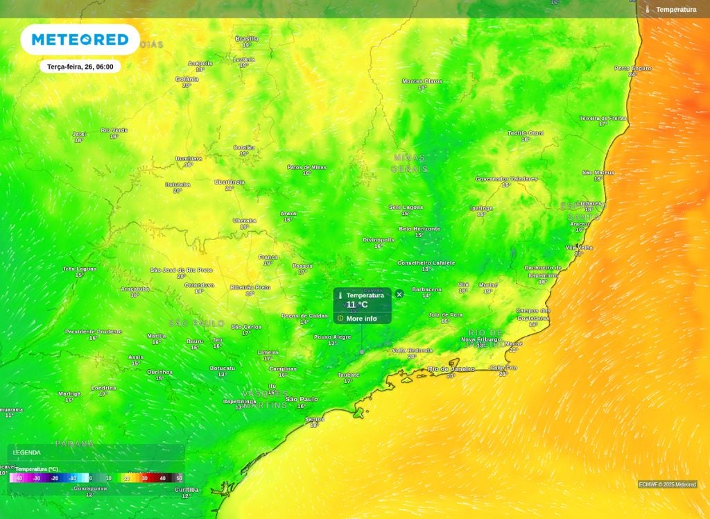 Brasil
Chuvas extremas colocam Sul em alerta nesta terça-feira, 26
Volumes podem superar 100 mm no leste de Paraná e Santa Catarina
Mateus