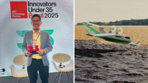 Formado no ITA, empreendedor de São José dos Campos recebe prêmio de inovação do MIT por desenvolver 'barco voador'