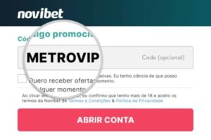 Código promocional Novibet 2025: Use METROVIP