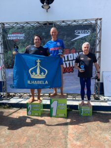 Atleta de Ilhabela se destaca em torneios de maratona aquática