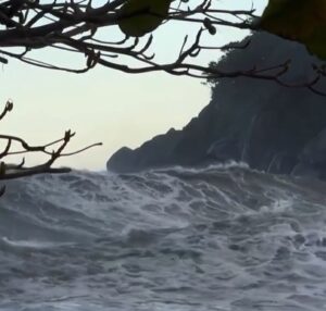 Marinha alerta para ventos fortes de até 60 km/h no Litoral Norte