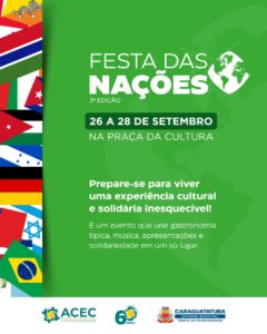 Festa das Nações promove cultura gastronômica e solidariedade em Caraguatatuba