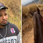 É #FAKE que vídeo de tortura em 'tribunal do crime' mostre homem que mutilou cavalo com facão