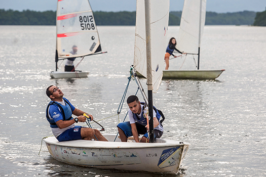 Portinho é sede dos esportes náuticos competitivos