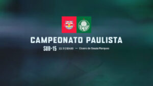 Em busca do hexa, Verdão visita Red Bull Bragantino no jogo de ida da final do Paulista Sub-15