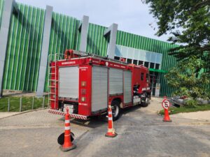 Corpo de Bombeiros atende ocorrência na subestação de energia em Ilhabela