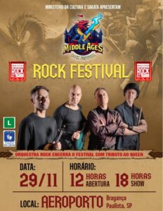 Bragança Paulista recebe primeiro Middle Ages Rock Festival com tributo ao Queen