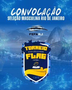 Futebol Americano: Vasco tem 7 convocados para treinos da seleção do RJ visando o Torneio de Seleções de Flag