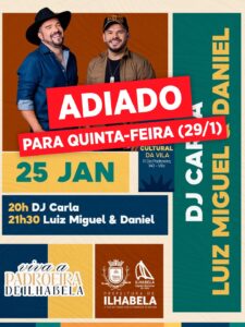 Regional: Festa da Padroeira é adiada devido fortes chuvas e ventos em Ilhabela