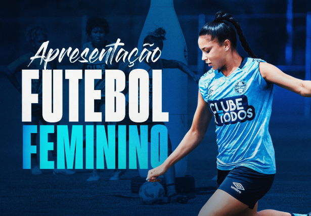 Acompanhe ao vivo a apresentação do Futebol Feminino na GrêmioTV