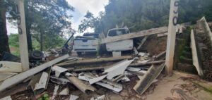 Morador de São José dos Campos tem três carros atingidos por árvore durante temporal