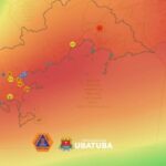 Ubatuba enfrenta chuvas persistentes e alerta da Defesa Civil