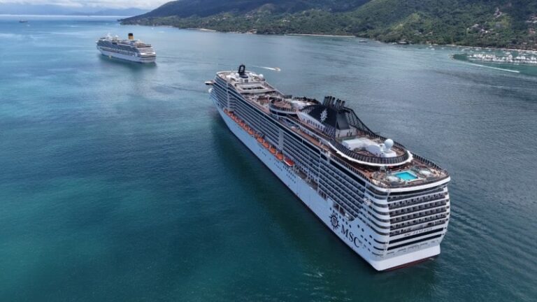 Cruzeiros duplos levam 10 mil visitantes a Ilhabela