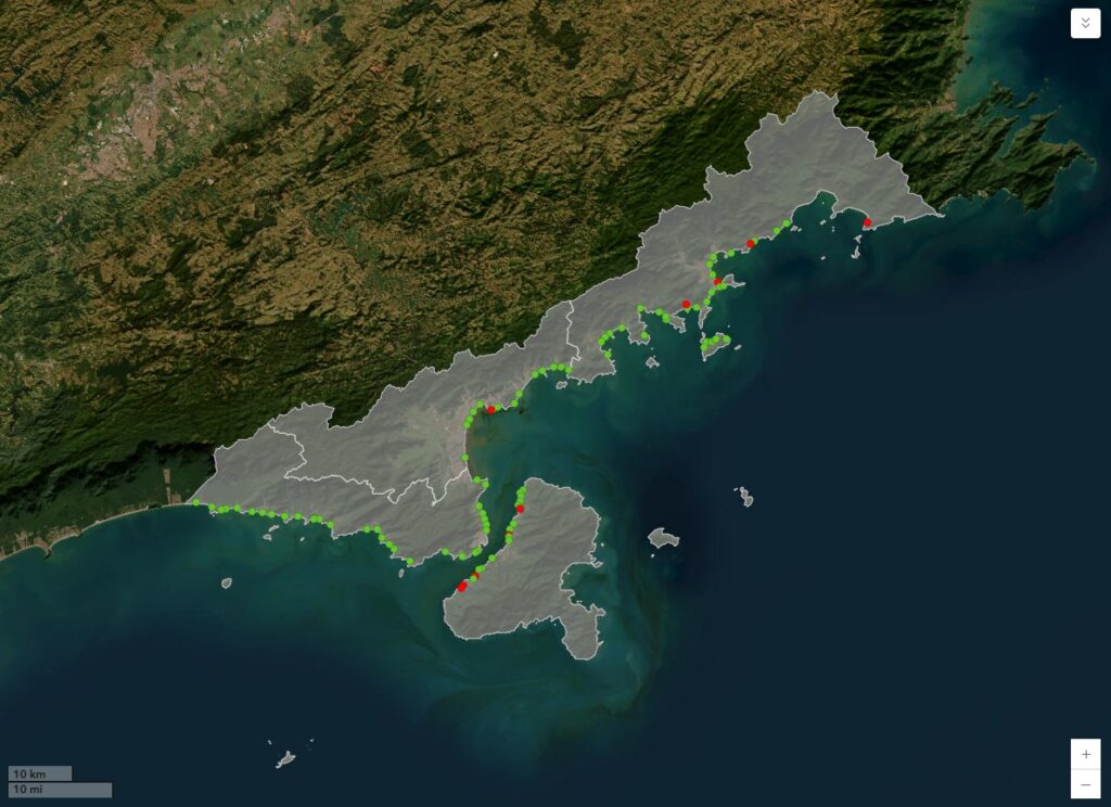São Sebastião lidera balneabilidade no Litoral Norte novamente