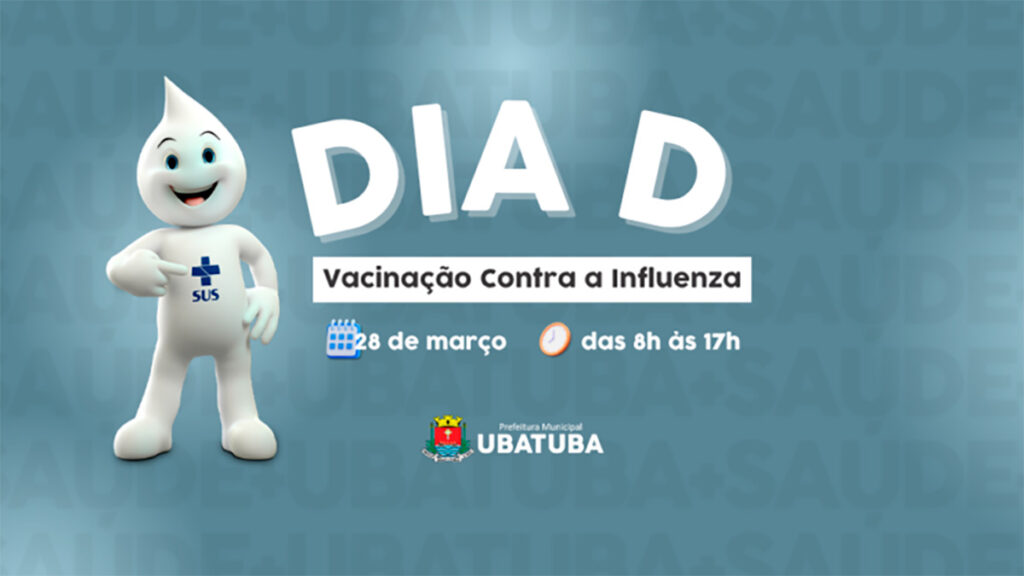 Dia D de vacinação contra Influenza em Ubatuba