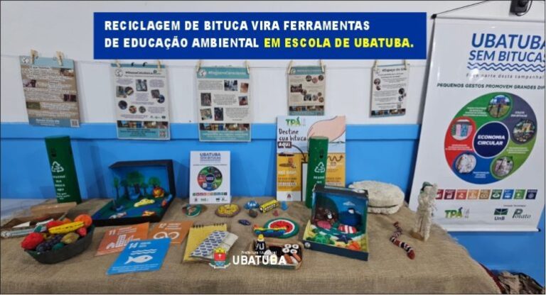 Bitucas de cigarro se transformam em ferramenta educativa