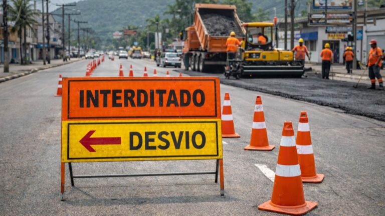 Cubatão: Avenida Nações Unidas interditada