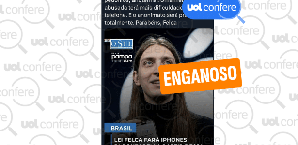 iPhone não é alvo da Lei Felca