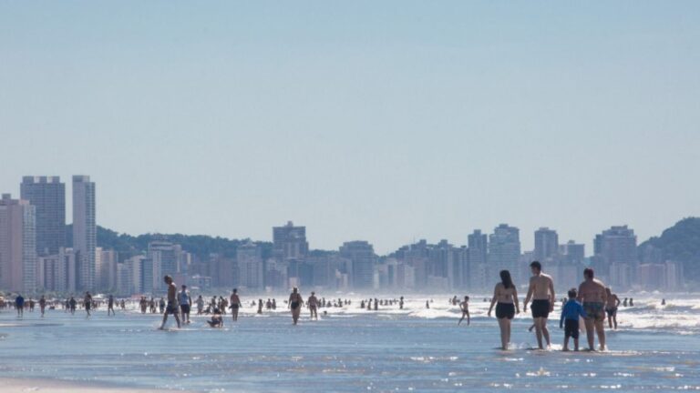 8 praias estão impróprias em Praia Grande neste fim de semana; veja quais