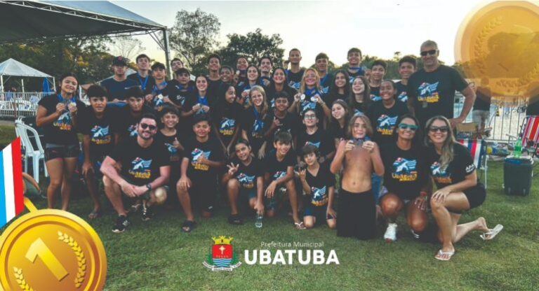 Ubatuba vence 36 medalhas no Torneio Regional de Natação