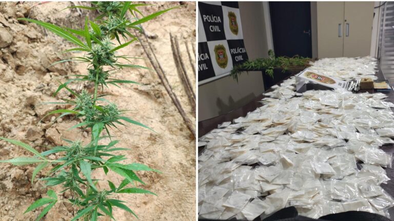 Coordenador de facção criminosa é preso com grandes quantidades de drogas