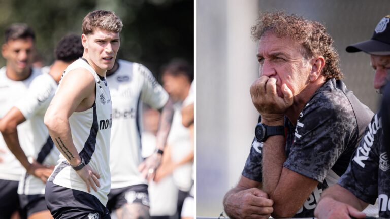 Cuca se preocupa com Rollheiser no Santos; por que o meia não rende nos jogos?