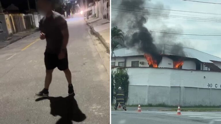 Incêndio em escola de Bertioga: responsável é transferido para hospital especializado em Santos