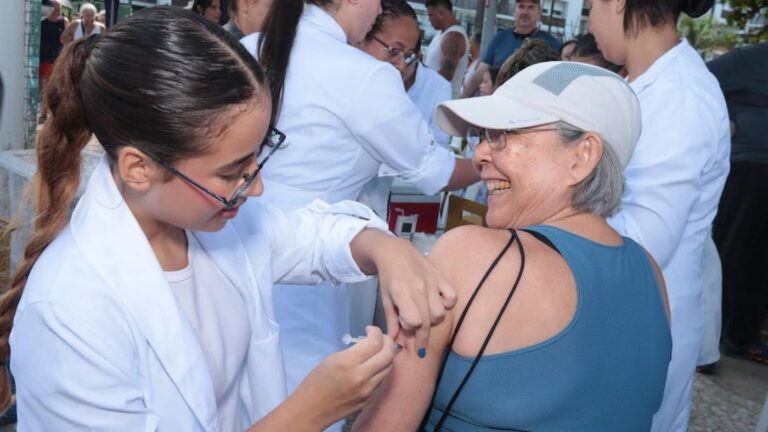 Santos libera vacina gratuita contra a gripe para todas as idades