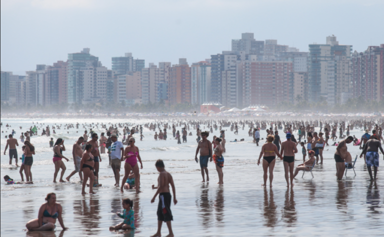 Praia Grande tem 8 praias impróprias neste fim de semana; veja quais são
