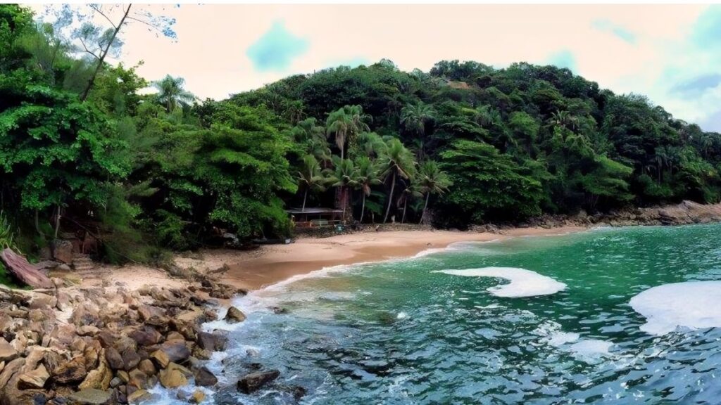 Praia do Éden: um paraíso escondido em Guarujá