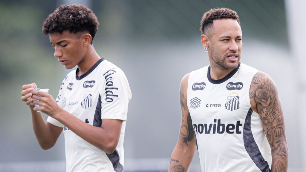 Santos volta a contar com Robinho Jr. para confronto com o Internacional