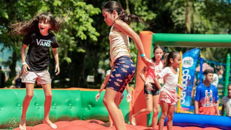 Lazer em Bertioga: crianças desfrutam de atividades gratuitas