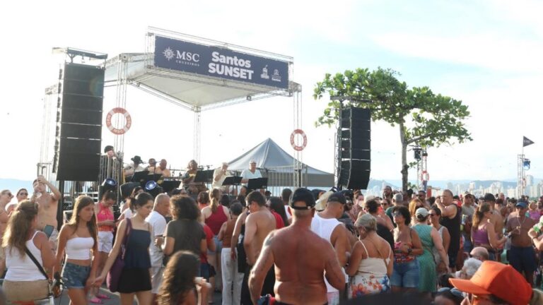 Santos Sunset chega à Ponta da Praia com show e feira