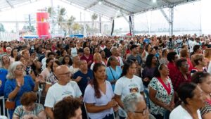 Almoço de Páscoa em Bertioga arrecada recursos para igreja matriz