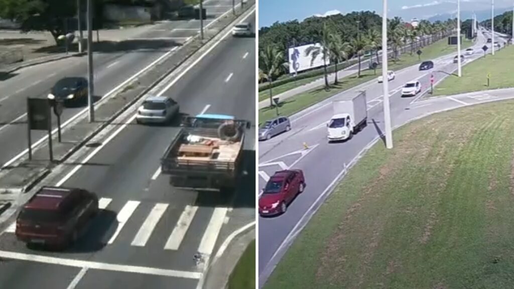 Tráfego intenso persiste na rodovia Rio-Santos entre Bertioga e São Sebastião