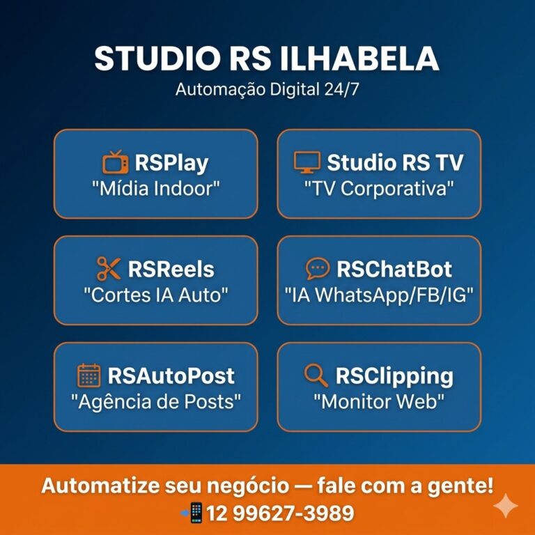 Studio RS Ilhabela Lança Linha Completa de Automação Digital para Negócios do Litoral Norte