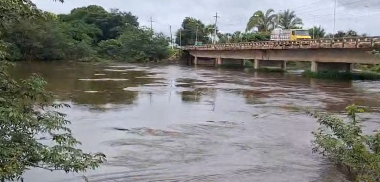 Rios no piaui em cota de alerta