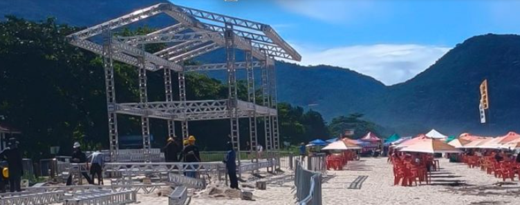 Ubatuba se prepara para etapa de surfe