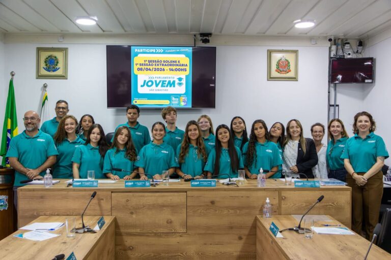 Parlamento Jovem de 2026: São Sebastião recebe 1.000 jovens para uma semana de debates e aprendizado