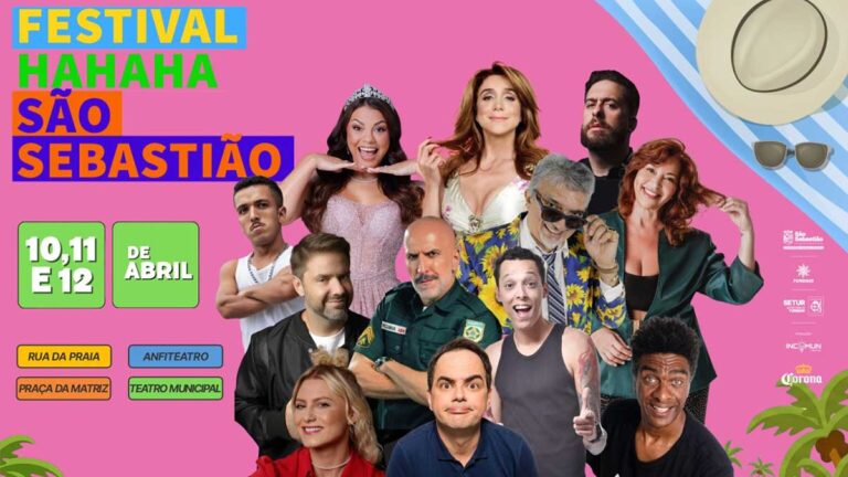 São Sebastião vibra com a chegada do Festival HAHAHA