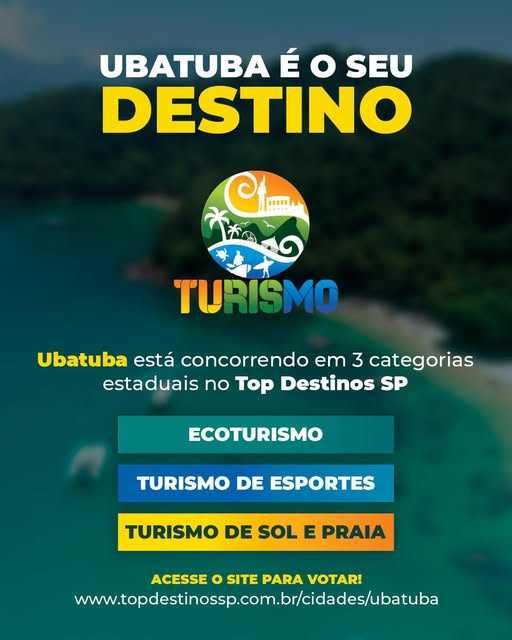 Ubatuba figura entre os principais destinos turísticos de São Paulo