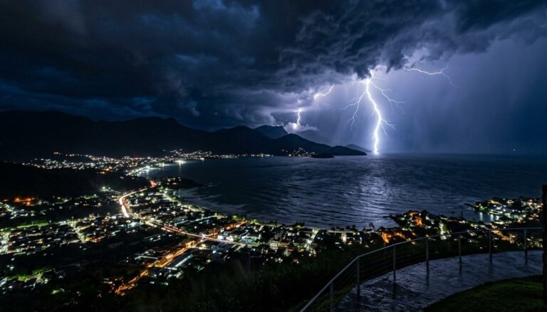 Frente fria se aproxima do litoral de SP, que