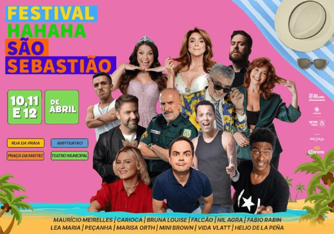 Festival de Humor chega a São Sebastião com 15 atrações gratuitas