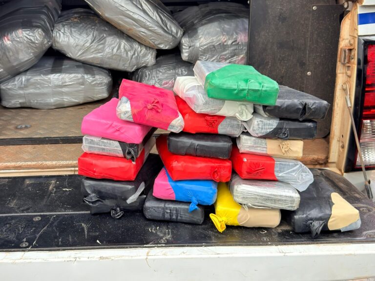 Meia tonelada de cocaína apreendida em falso balneário